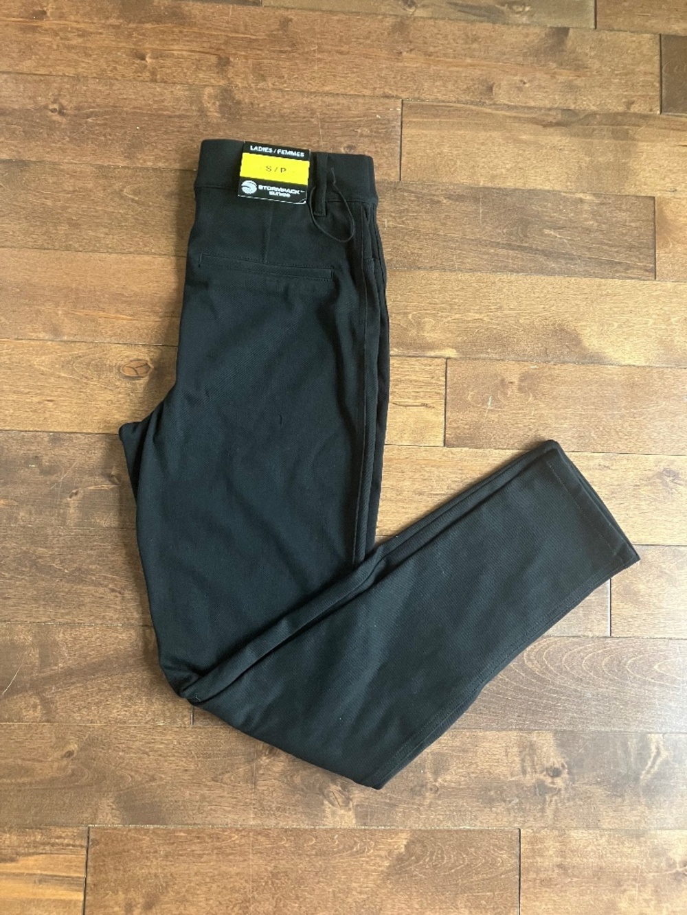 HIGH RISE STRETCH PANT - SM-  BLACK -